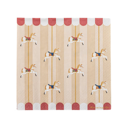 Merry-go-round Napkins | Pack of 20 FSC® Certified Paper Napkins
