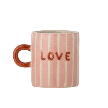 Bloomingville Cherish Mom Mug | Handpainted Gift for Mum