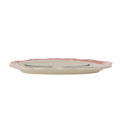 Ooh La La Serving Plate | Handpainted Stoneware Serving Plate