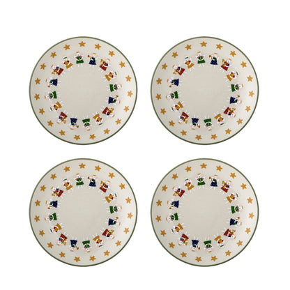 Bloomingville Peo Plate Set of 2 | Mouse & Star Stoneware Plates