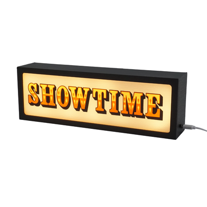 Showtime LED Lightbox | Fun Ambient LED Sign for Home or Office