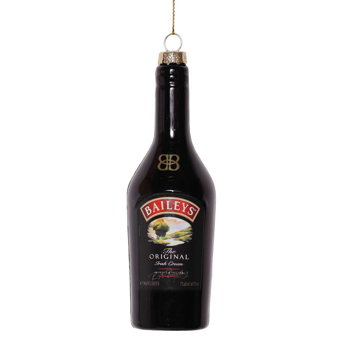 Baileys Glass Decoration, 12cm | Christmas Bauble Collectible