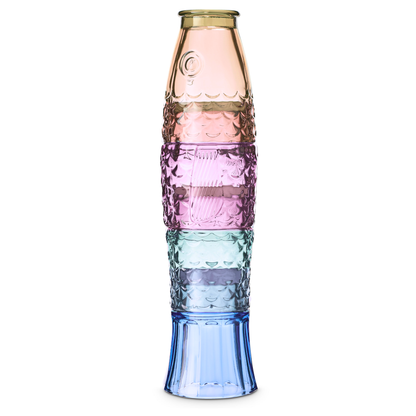 Rainbow Fish Stacking Glasses | Set of 4 Ombre Drinking Tumblers