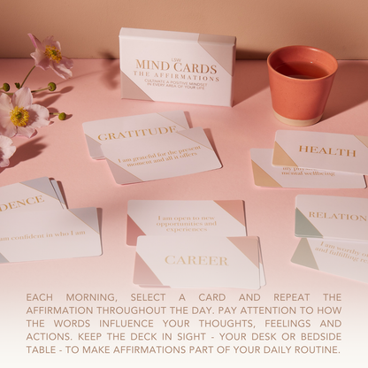 Mind Cards: The Affirmations | 50-Card Mindfulness & Positivity Deck