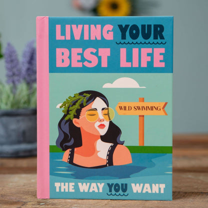 Living Your Best Life | Funny Motivational Self-Care Gift Book