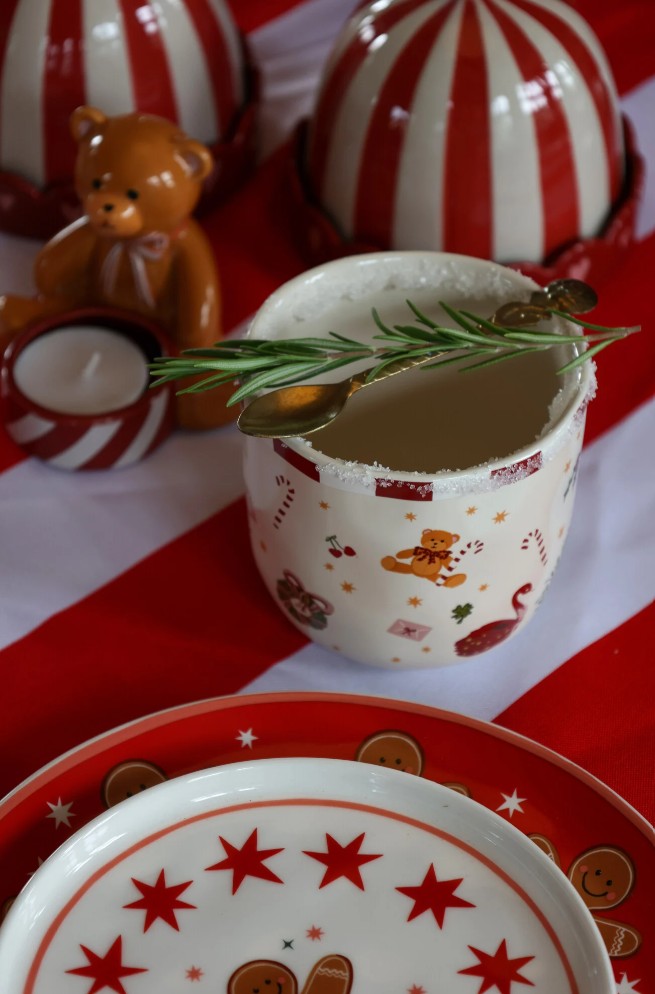 A Lucky Christmas Cup | Illustrated Christmas Mug