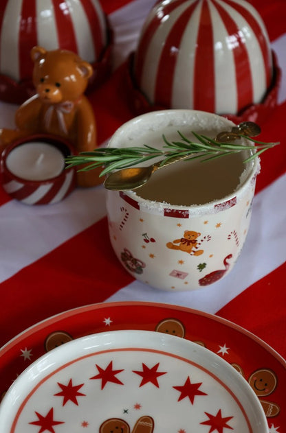 A Lucky Christmas Cup | Illustrated Christmas Mug