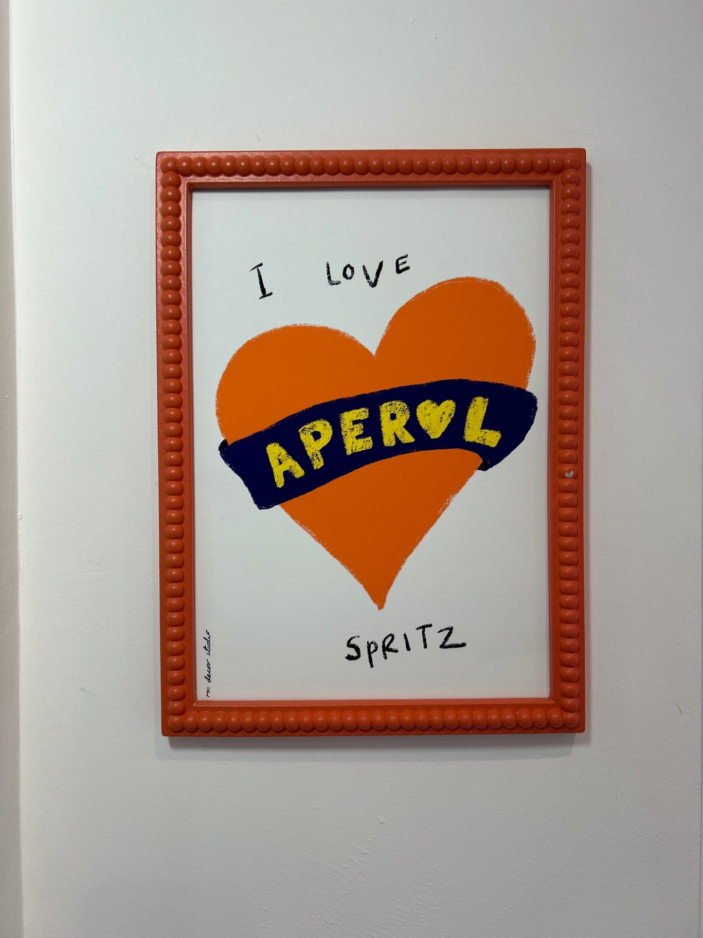 I love Aperol Spritz Wall Print | Fun Wall Art