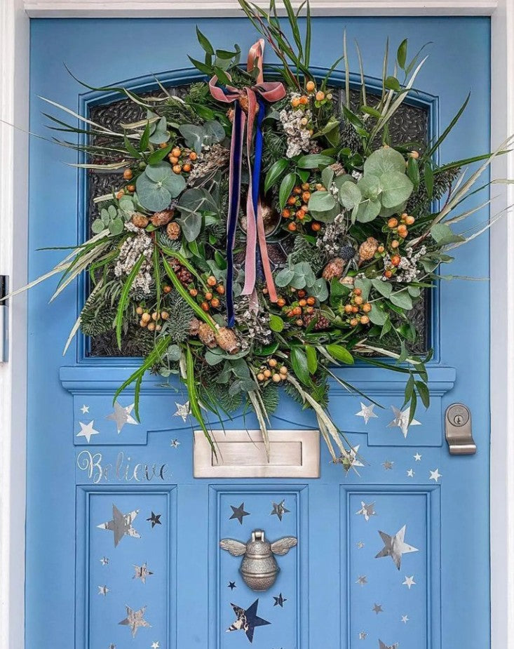 Believe Christmas Door Decal