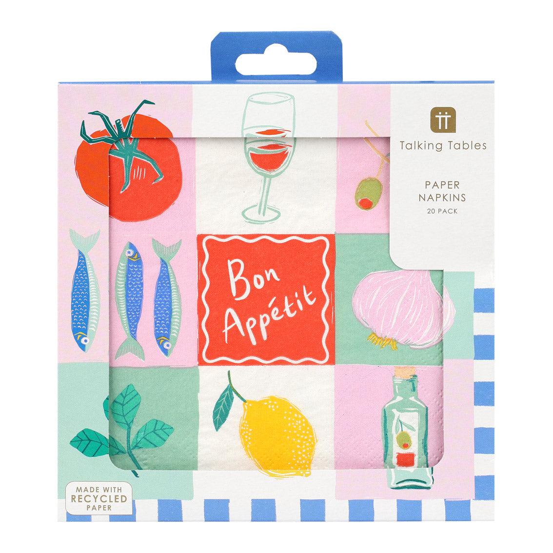 Bon Appetit paper napkins in box