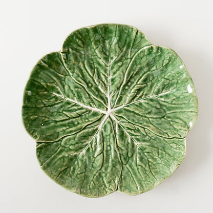 Round Cabbage Plate | Decorative Botanical Side Plate