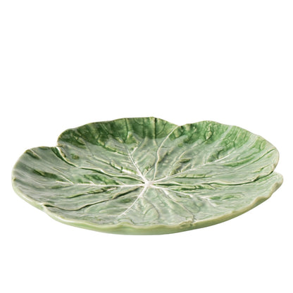Round Cabbage Plate | Decorative Botanical Side Plate