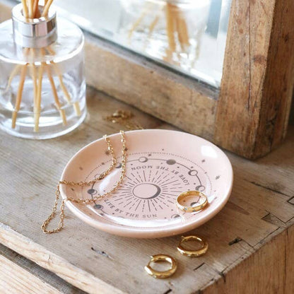 Ceramic Celestial Trinket Dish