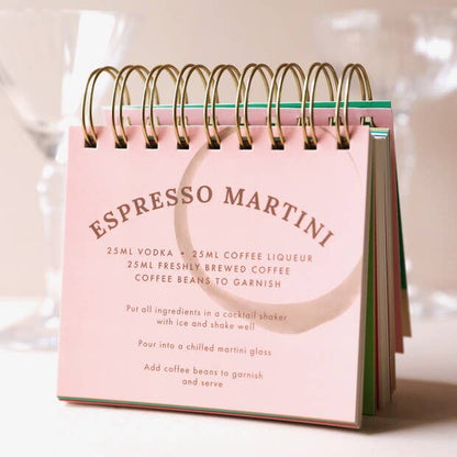 Cocktail Recipe Flipbook | Drinkware & Gifts