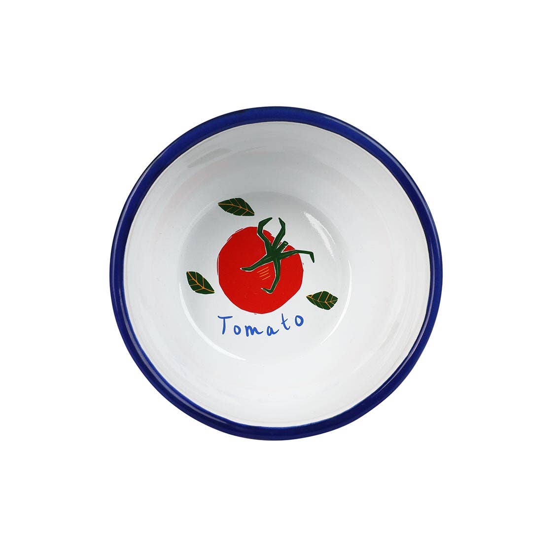 Colourful Stripe Tomato Enamel Bowl | Vintage Inspired Tableware