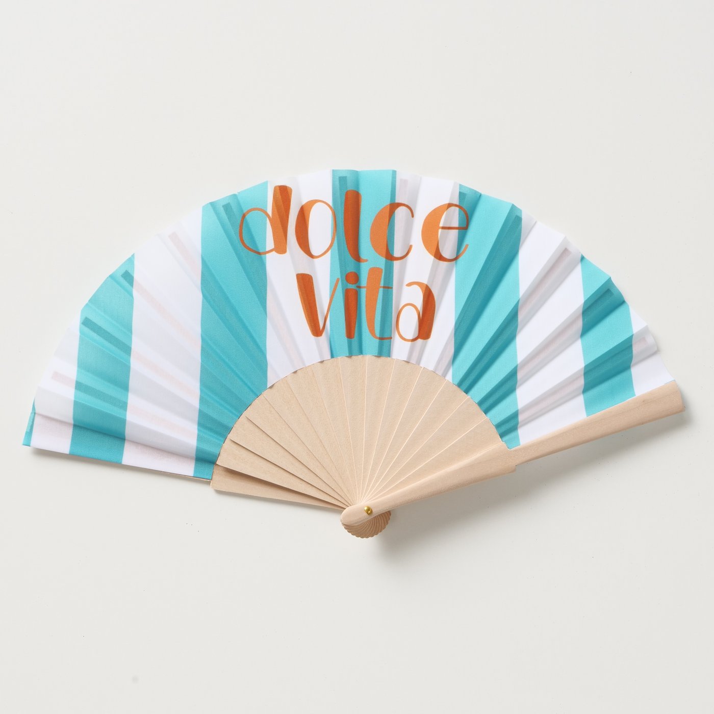 Striped Dolce Vita Fan | Decorative & Functional Hand Fan