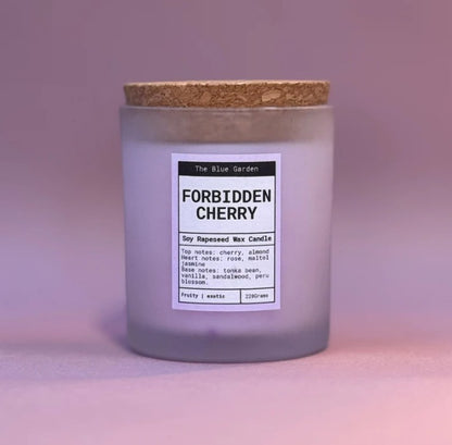 Forbidden Cherry Candle | Hand-Poured Soy & Rapeseed Wax
