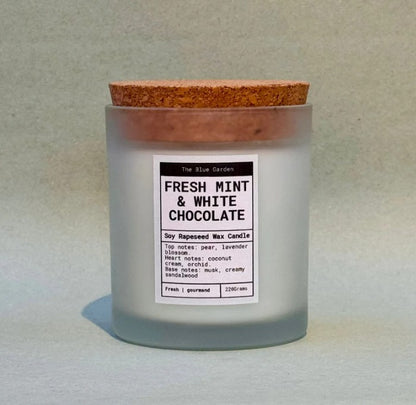 Fresh Mint & White Chocolate Candle | Luxury Hand-Poured Candle