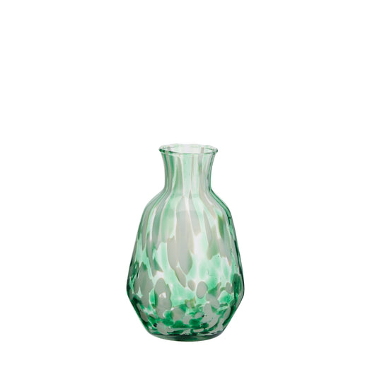 Green coloured glass water jug