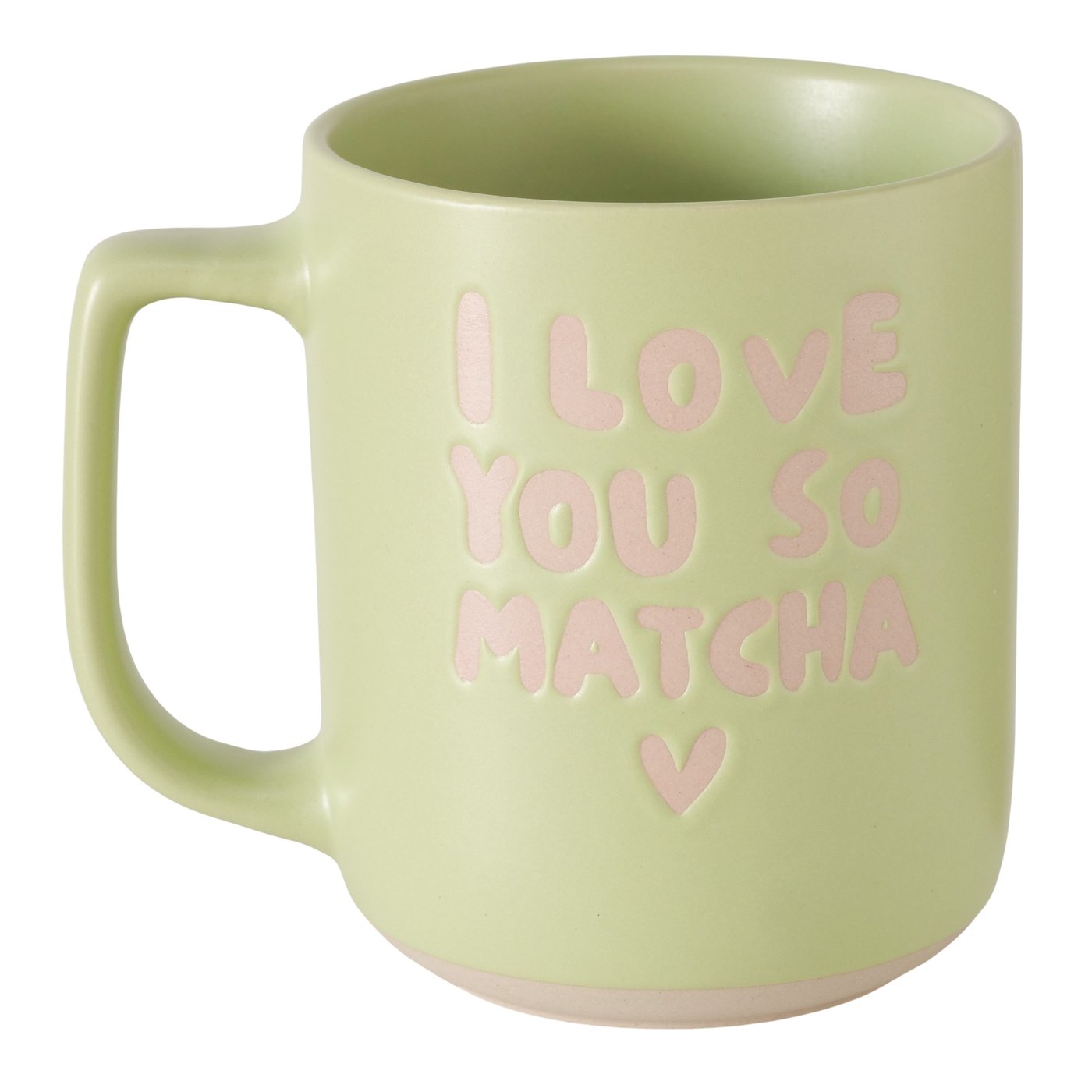 I Love You So Matcha Mug | Pink or Green Breakfast Mug