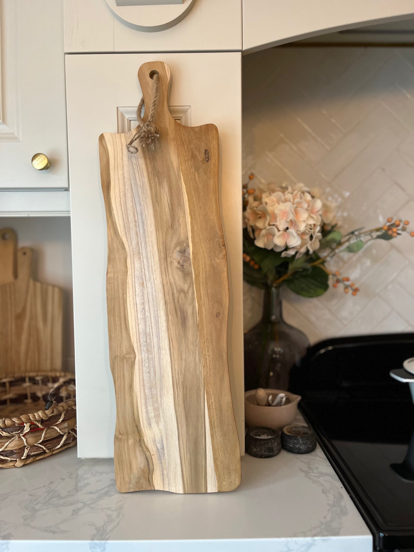 Handmade Teakwood Serving Platter | Elegant, Sustainable Wood Serveware