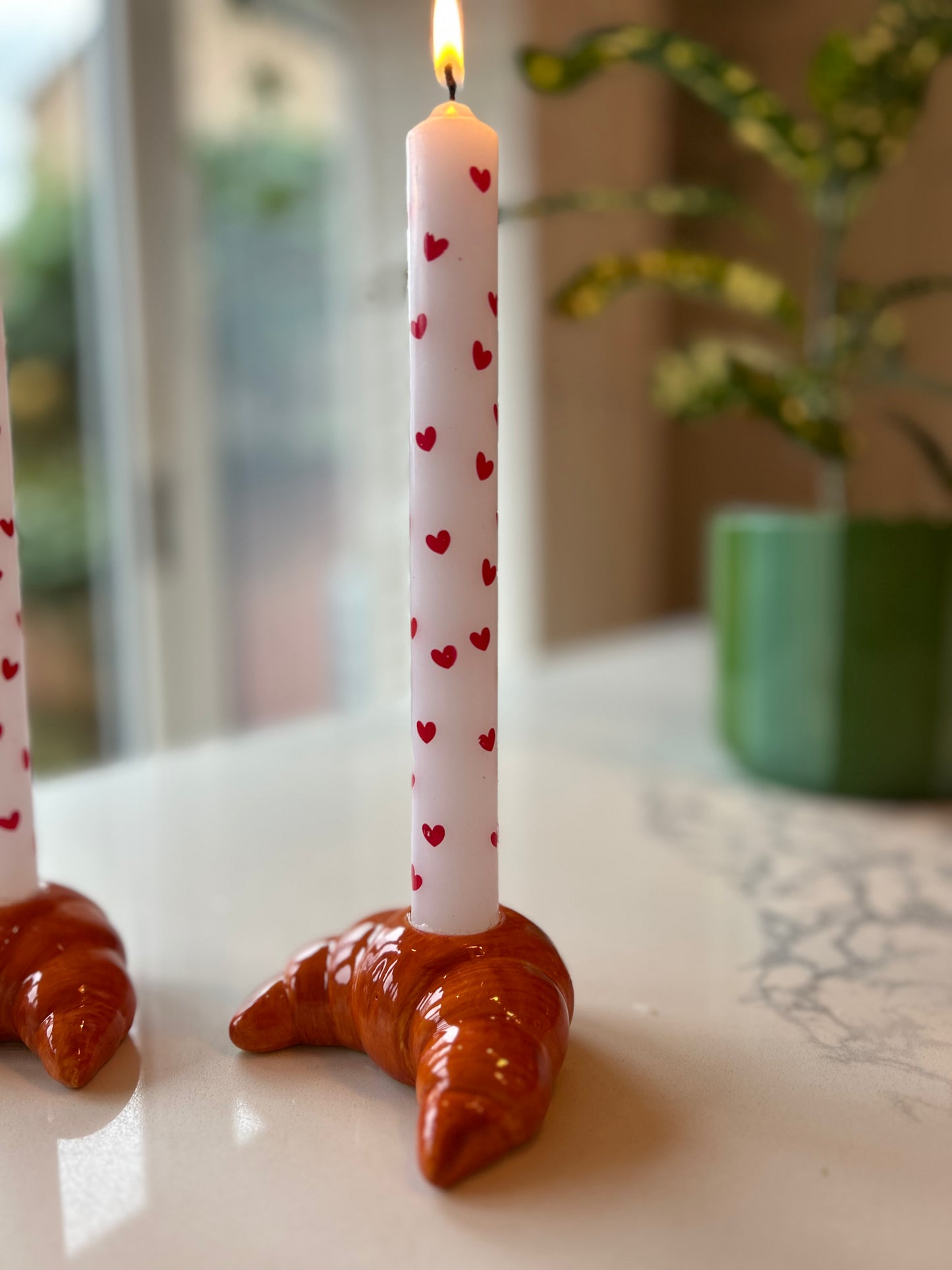 Croissant Candle Holder | Food Home Décor