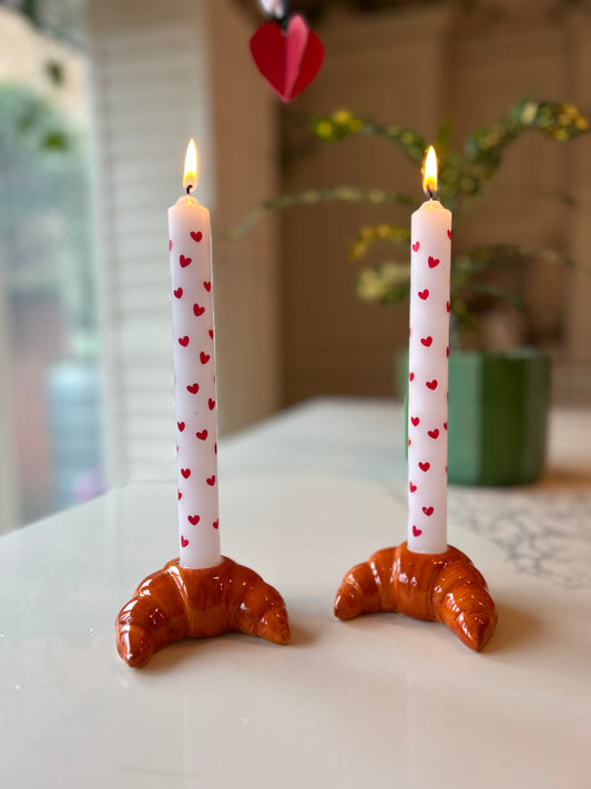 Croissant Candle Holder | Food Home Décor