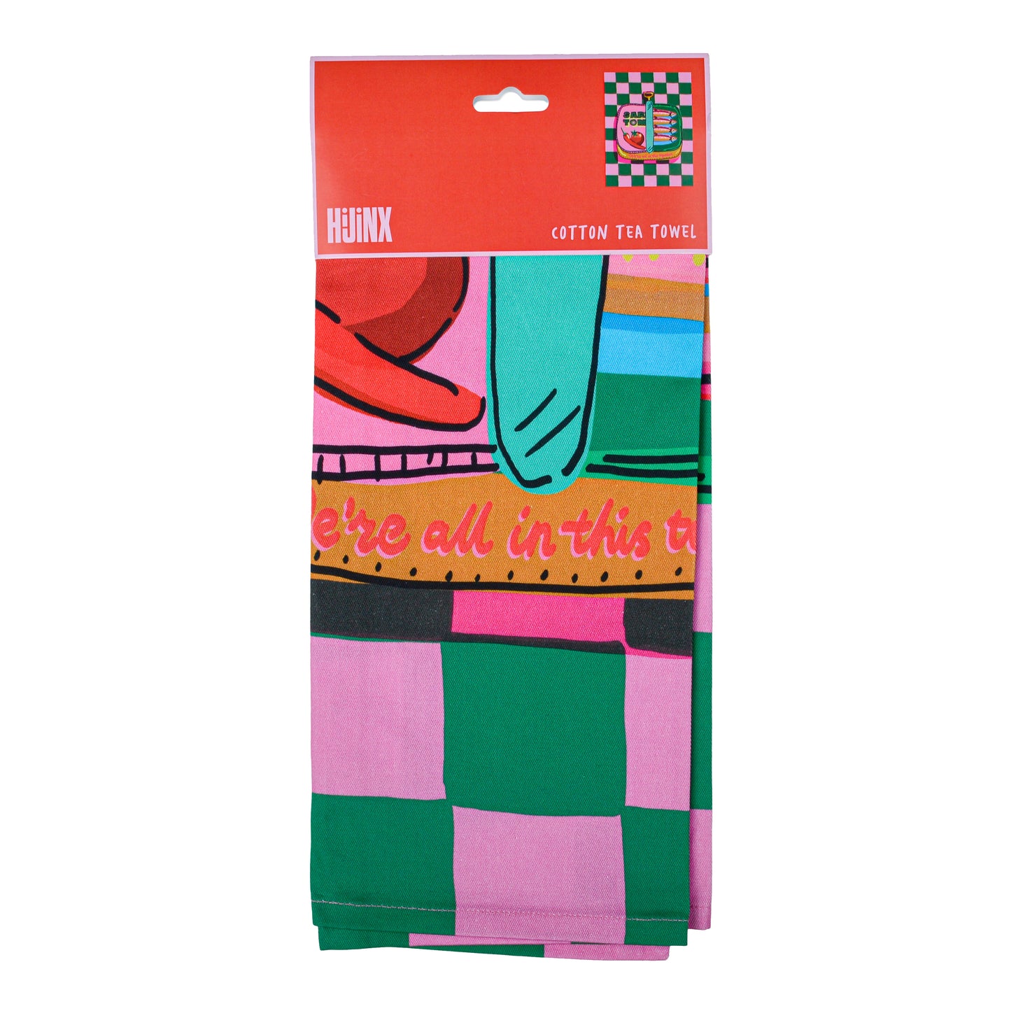 Sardines Tea Towel | Illustrated Kitchen Tea Towel