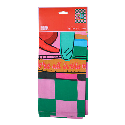 Sardines Tea Towel | Illustrated Kitchen Tea Towel