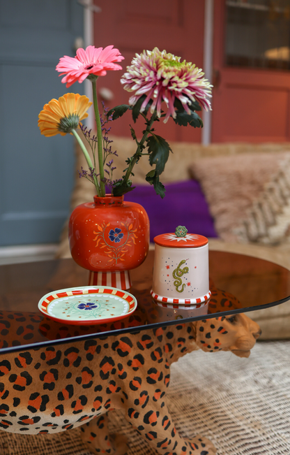 Jar Snake with Stars | Unique Home Storage Gift