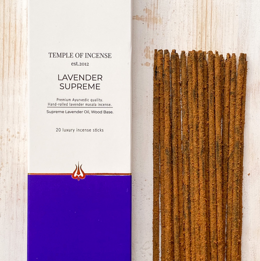 Lavender Supreme Incense Sticks | Premium Ayurvedic Masala Incense