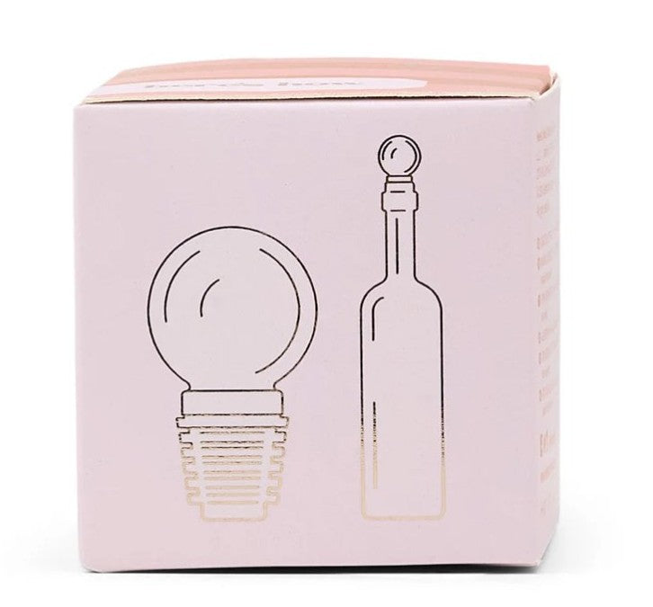Moony Wine Bottle Stopper | Contemporary Glass Barware