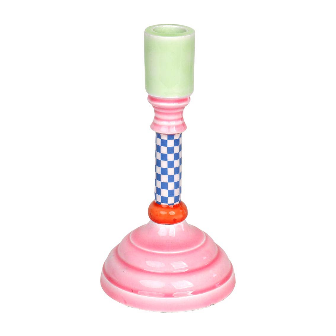 Multi coloured Enamel Candle Holder Set of 3 | Home Decor