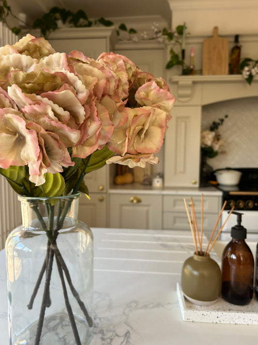 Artificial hydrangea stem | Faux Flowers