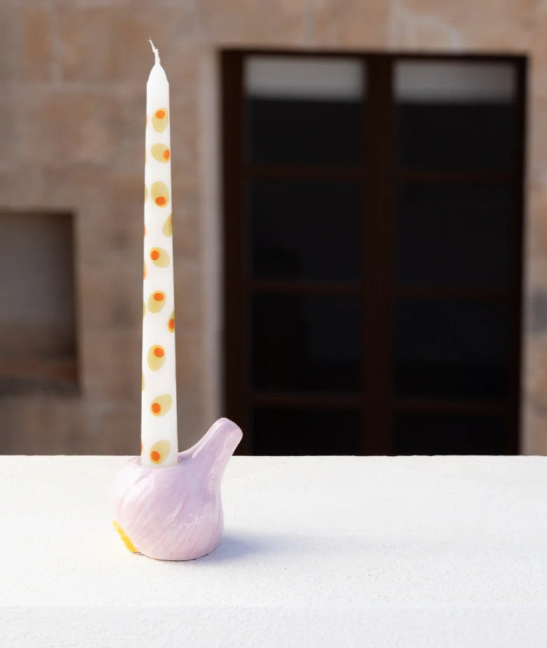 Olive Taper Candles | Fruit Home Decor