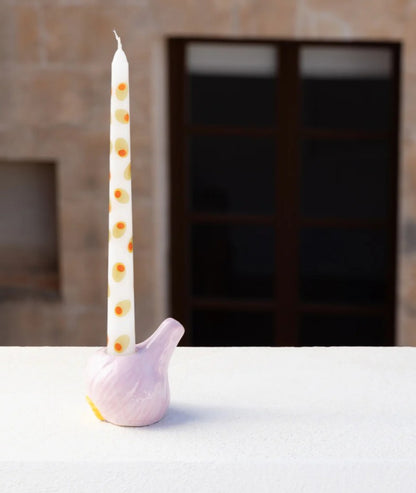 Olive Taper Candles | Fruit Home Decor