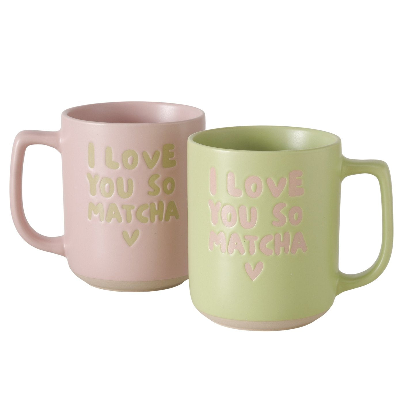I Love You So Matcha Mug | Pink or Green Breakfast Mug