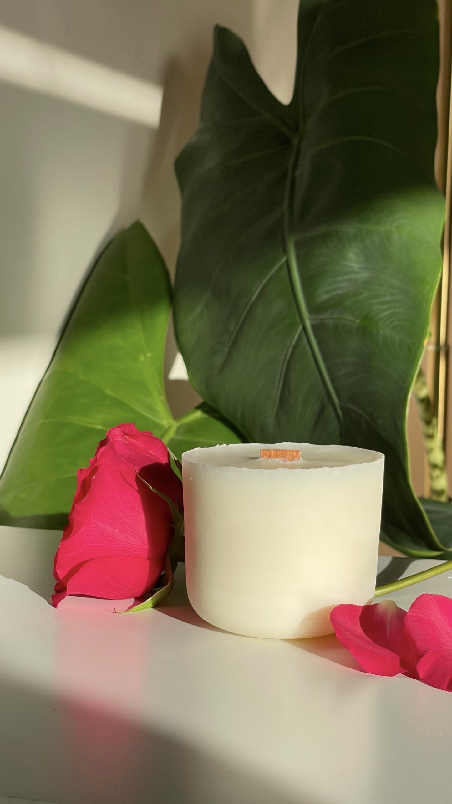Groves Refillable Candle – Persian Rose & Oud | Vegan Luxury Scent