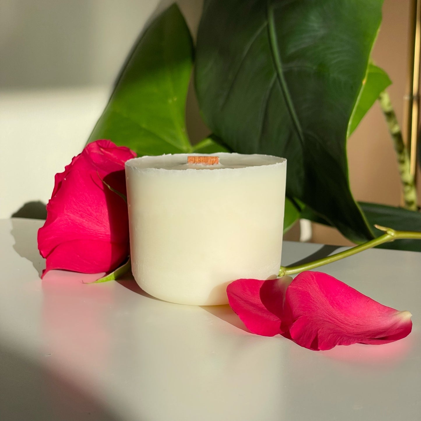 Groves Refillable Candle – Persian Rose & Oud | Vegan Luxury Scent