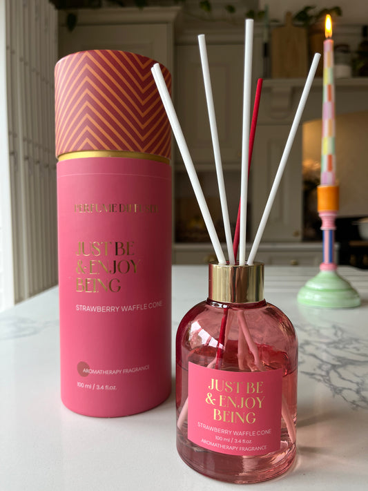 "Just Be" Perfume diffuser - Strawberry Waffle Cone | Fragrance diffuser