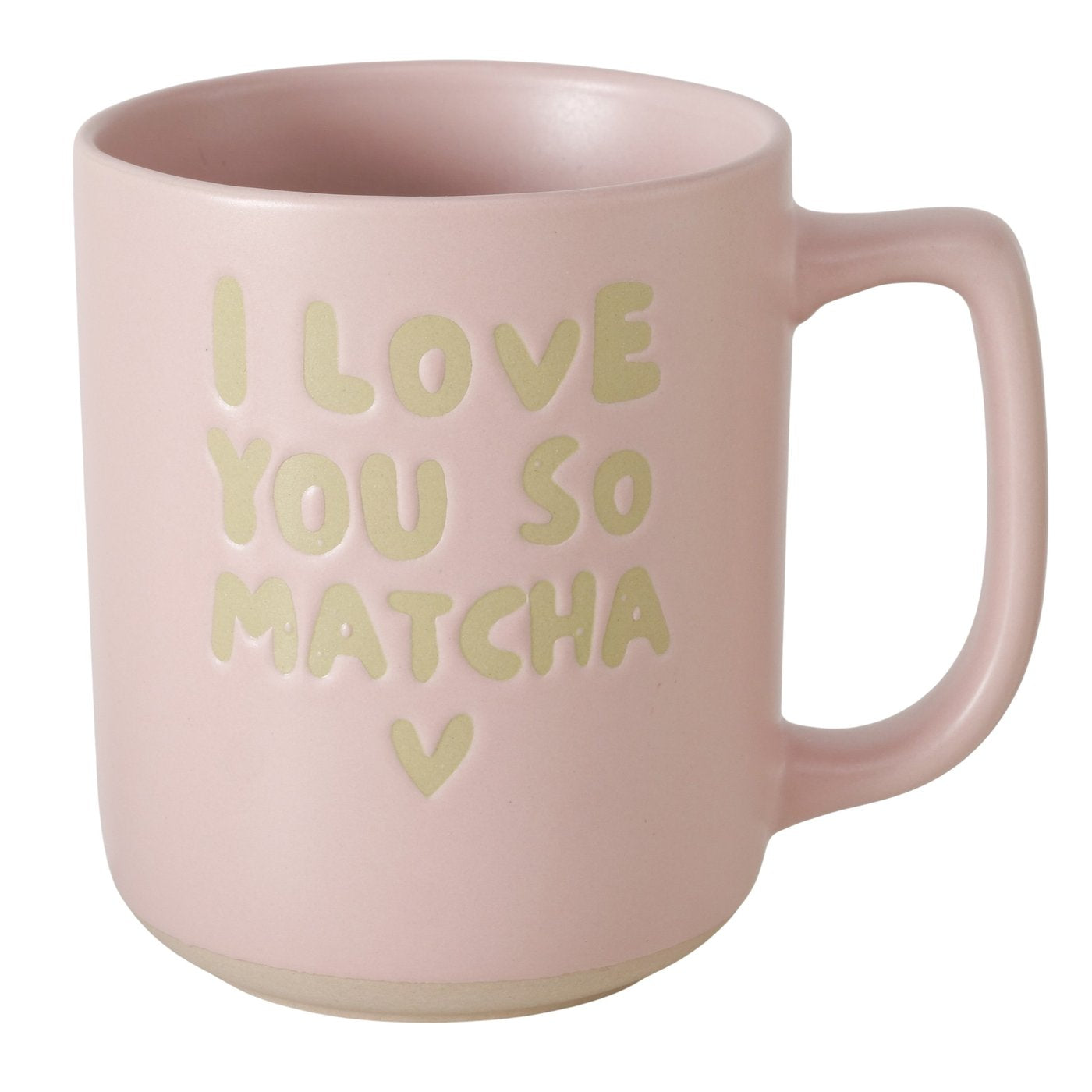 I Love You So Matcha Mug | Pink or Green Breakfast Mug