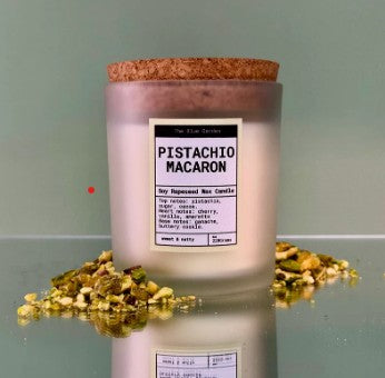 Pistachio Macaron Candle | Luxury Hand-Poured Candle