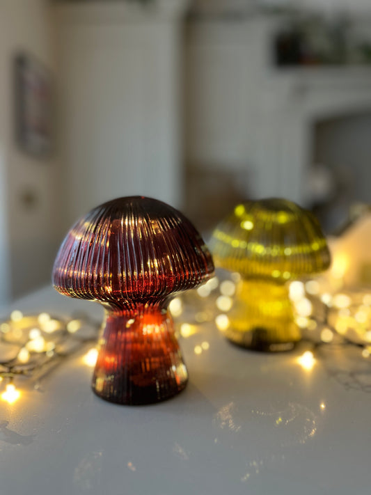 Portable LED Fairy Light Mushroom Lamp