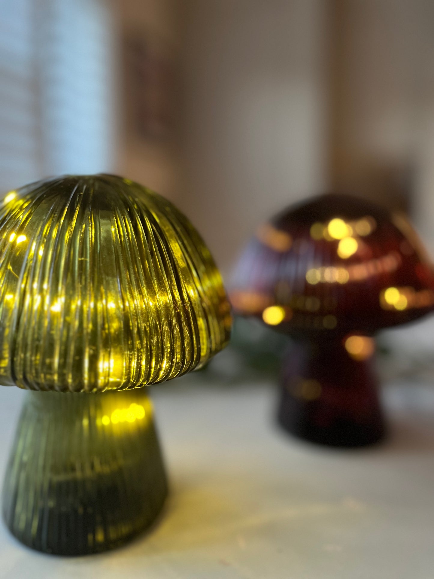 Portable LED Fairy Light Mushroom Lamp