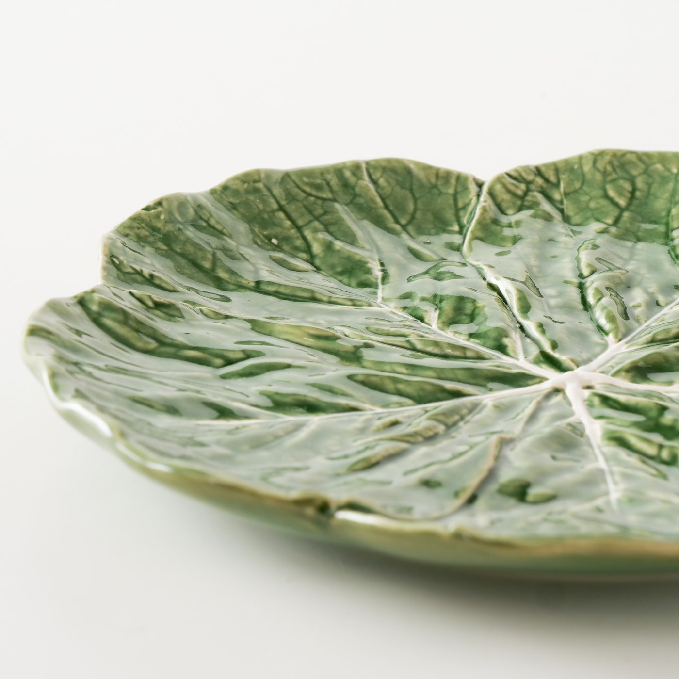 Round Cabbage Plate | Decorative Botanical Side Plate