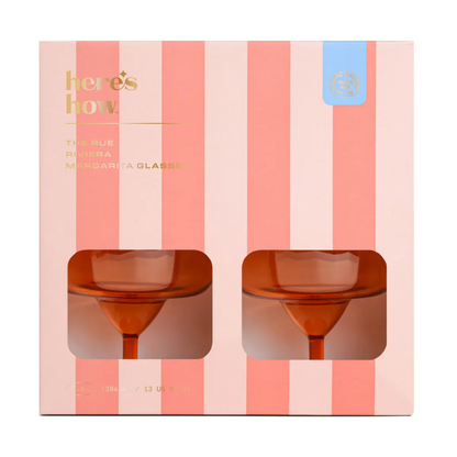 Rue Margarita Acrylic Glasses | Set of 4 Cocktail Glasses