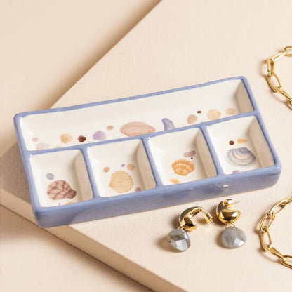 Shells Ceramic Trinket Tray | Jewellery organiser