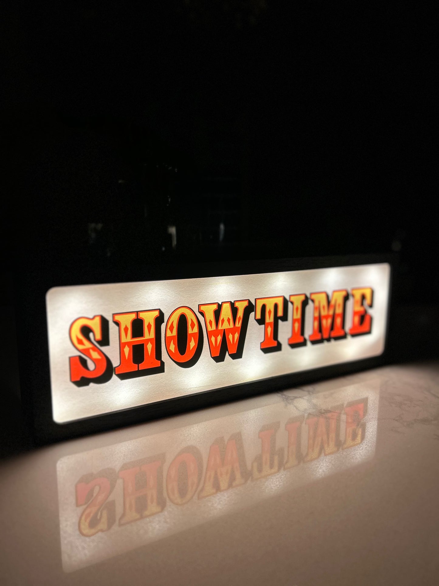 Showtime LED Lightbox | Fun Ambient LED Sign for Home or Office
