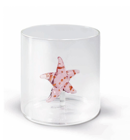 Starfish Borosilicate Glass | 250 ml Decorative Tumbler