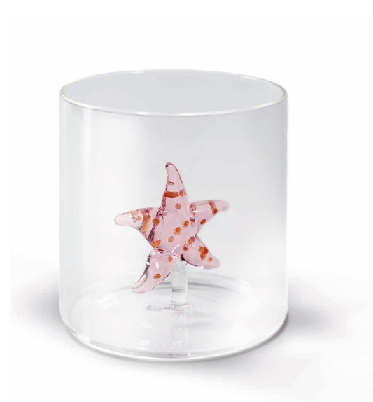 Starfish Borosilicate Glass | 250 ml Decorative Tumbler